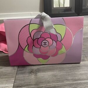 Limited Edition Mother's Day CHANEL Origami Signature Gift Box w/ Ribbon Small